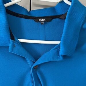 DKNY Vibrant Blue Collared Shirt